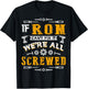 If Ron Can't Fix it We're All Screwed Funny Father's Day T-Shirt - T-Shirt | Black