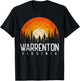 Warrenton Virginia VA Shirt Vintage 70s 80s 90s Retro Gift T-Shirt - T-Shirt | Black