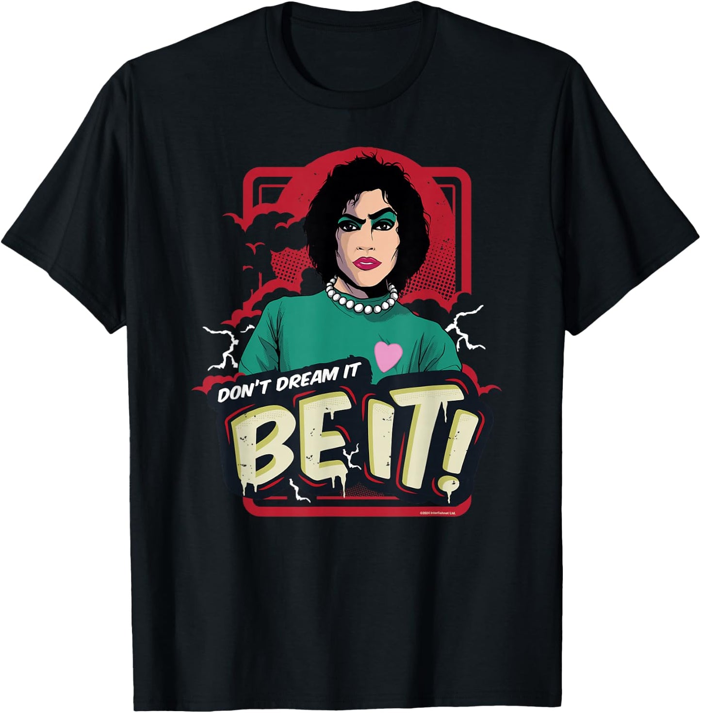 Rocky Horror Show Dr Frank N Furter Quote T-Shirt - T-Shirt | Black