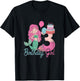 3 Years Old Birthday Girl Gifts Mermaid 3rd Birthday T-Shirt - T-Shirt | Black