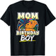 Mom of Birthday Boy - Kids Reptile Birthday Party T-Shirt - T-Shirt | Black