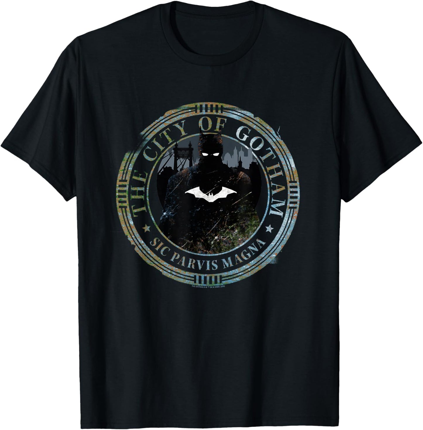 The Batman Gotham Seal T-Shirt - T-Shirt | Black