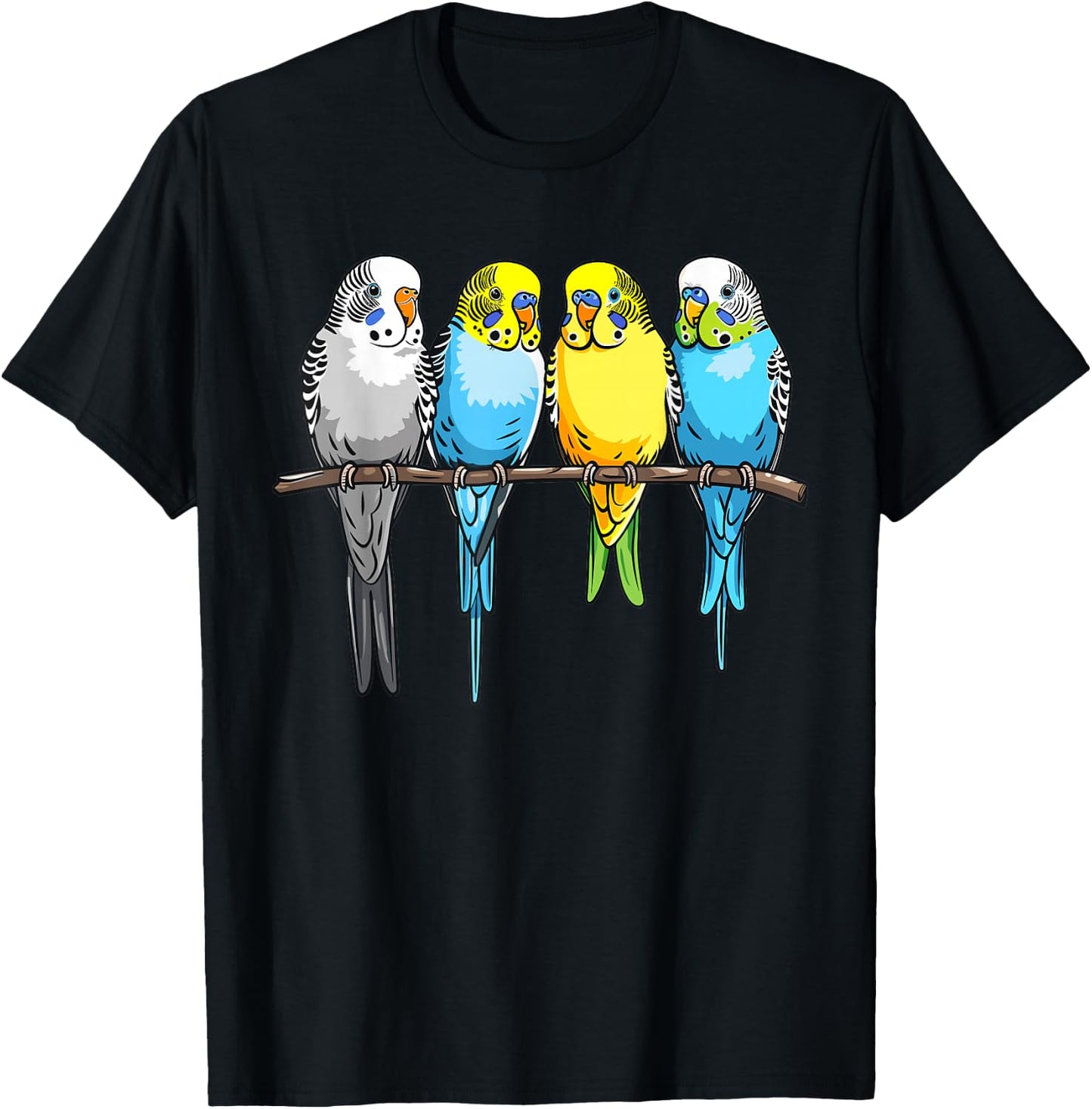 Budgie T-Shirt - T-Shirt | Black