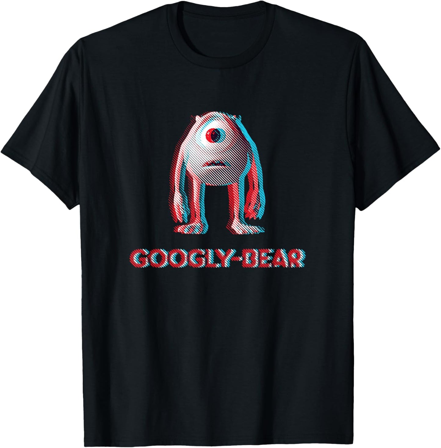 Disney and Pixar’s Monsters, Inc. Mike Googly Bear T-Shirt - T-Shirt | Black