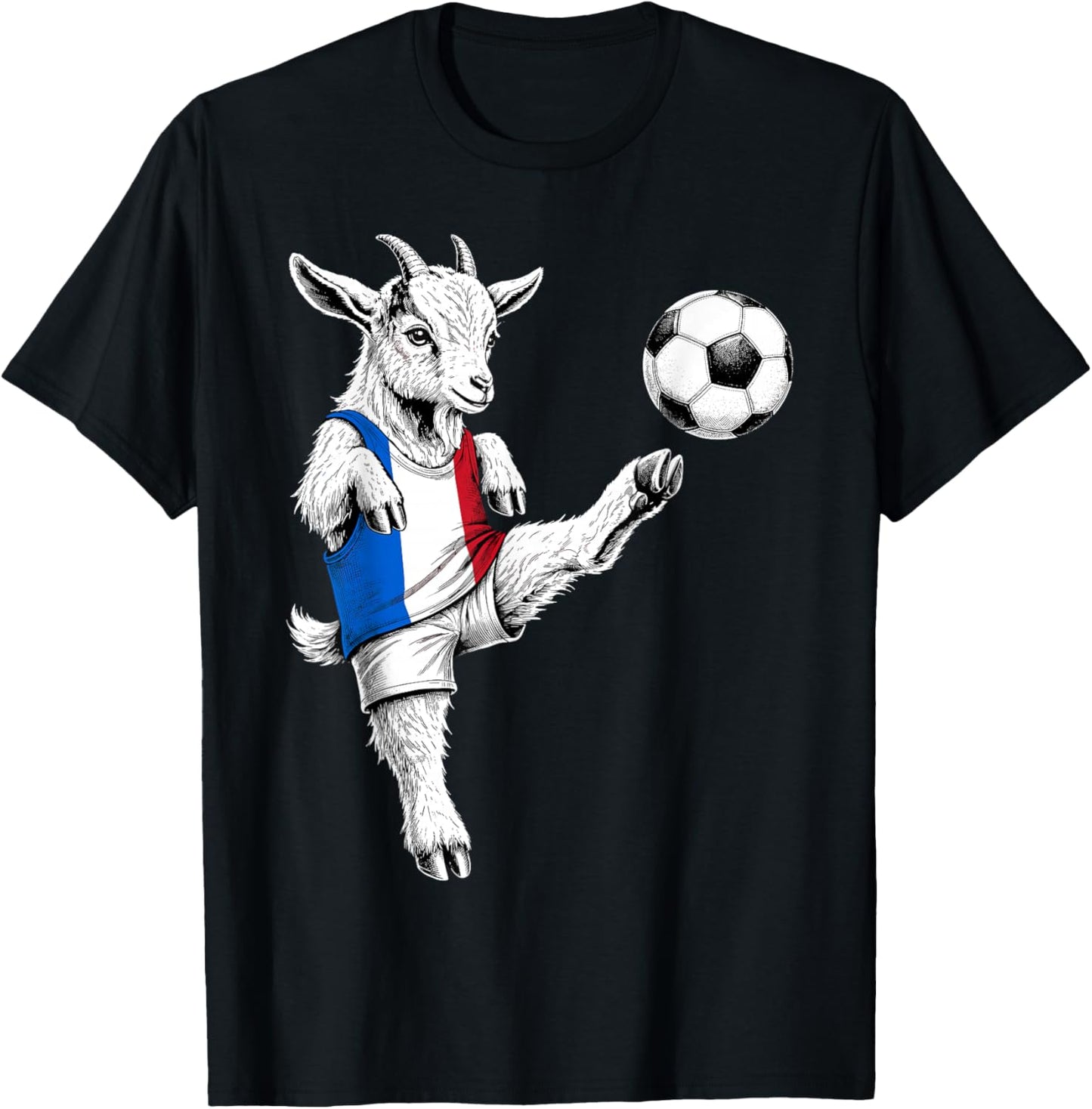French Flag Men Women Kids France T-Shirt - T-Shirt | Black