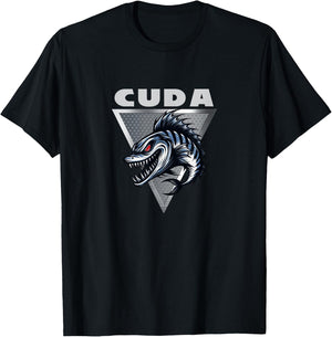 American Muscle Cars, Cuda, Classic Car T-Shirt - T-Shirt | Black