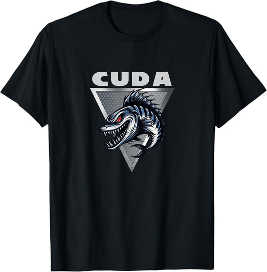 American Muscle Cars, Cuda, Classic Car T-Shirt - T-Shirt | Black