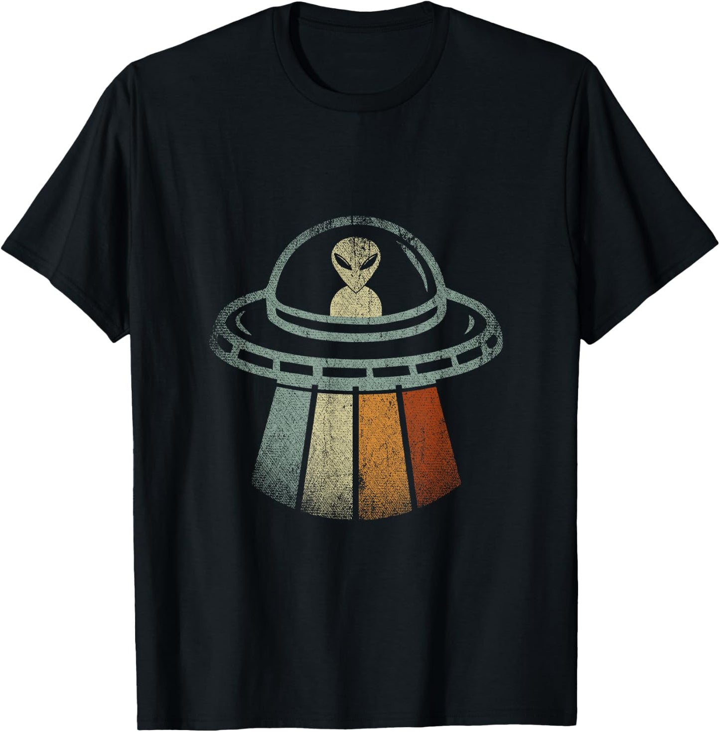 Retro Alien T-Shirt - T-Shirt | Black