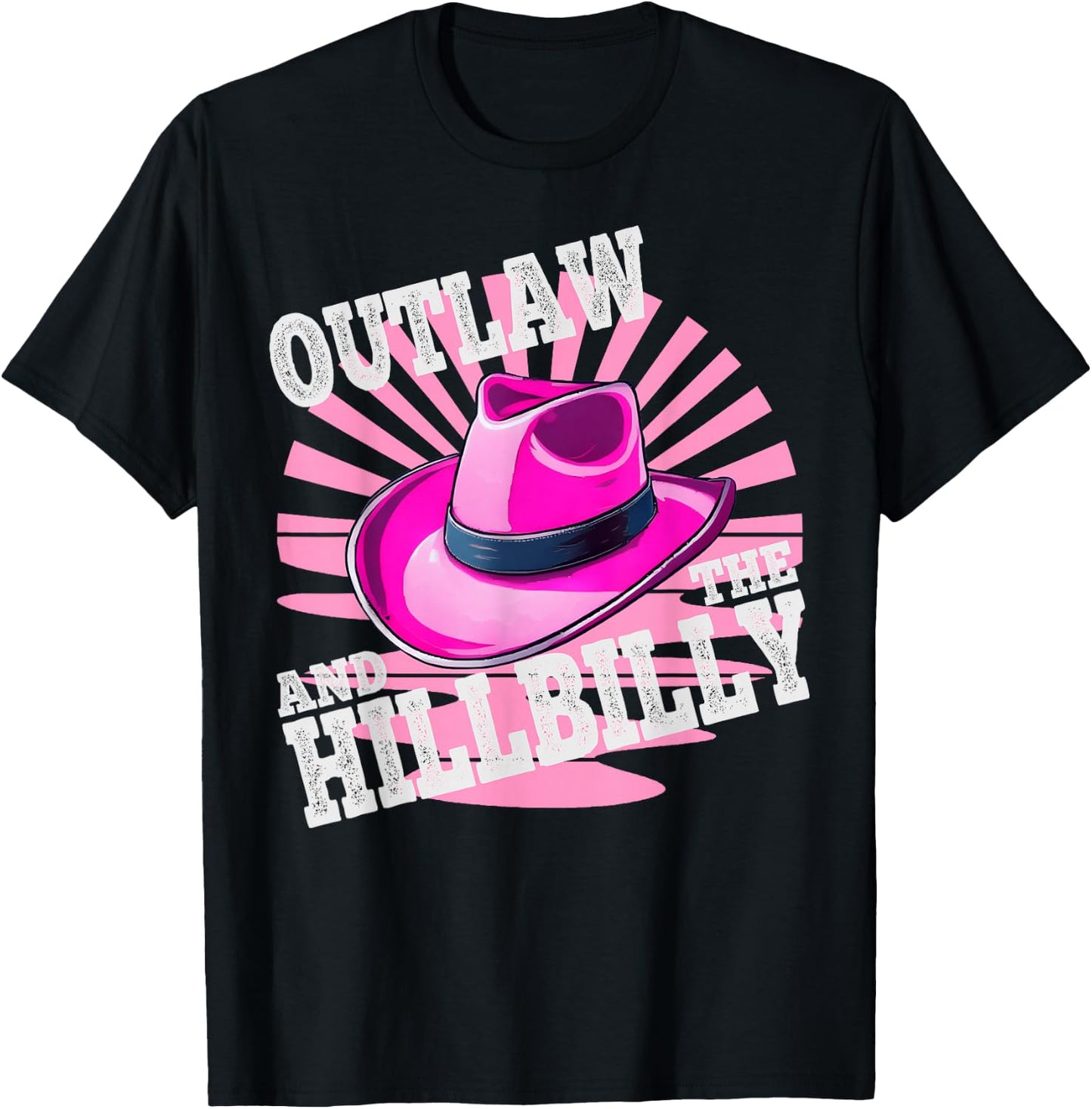 Outlaw and the Hillbilly 2024 Cowboy T-Shirt - T-Shirt | Black