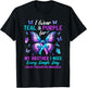 Wear Teal & Purple For Brother Suicide Prevention Awareness T-Shirt - T-Shirt | Black