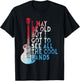 Vintage I May Be Old But I Got To See All The Cool Bands T-Shirt - T-Shirt | Black
