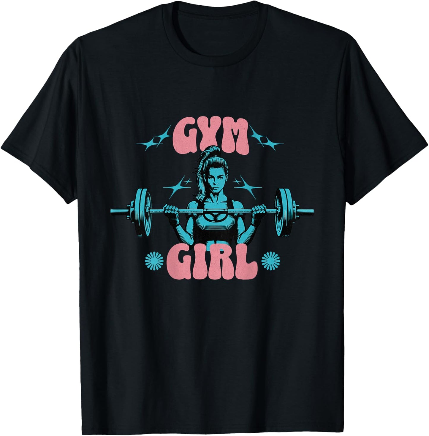 Gym Girl Fitness workout Gym Wear T-Shirt - T-Shirt | Black