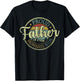 Proud Father Of A Few Dumbass Kids Funny Vintage Fathers Day T-Shirt - T-Shirt | Black