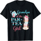 Grandpa Of The Par-Tea Girl Floral Tea Party Birthday Family T-Shirt - T-Shirt | Black
