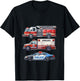 Kids Emergency Rescue Vehicle Boy Fire Truck Police Car Ambulance T-Shirt - T-Shirt | Black