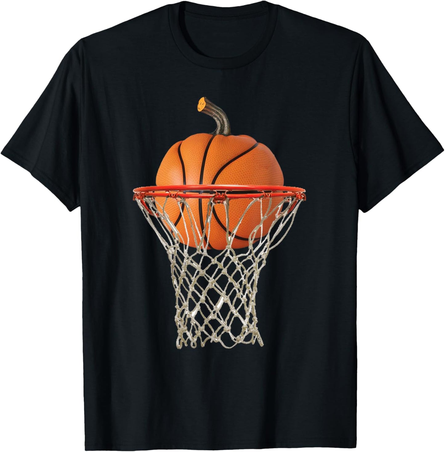 Funny Basketball Design For Halloween Costume Men Boys T-Shirt - T-Shirt | Black
