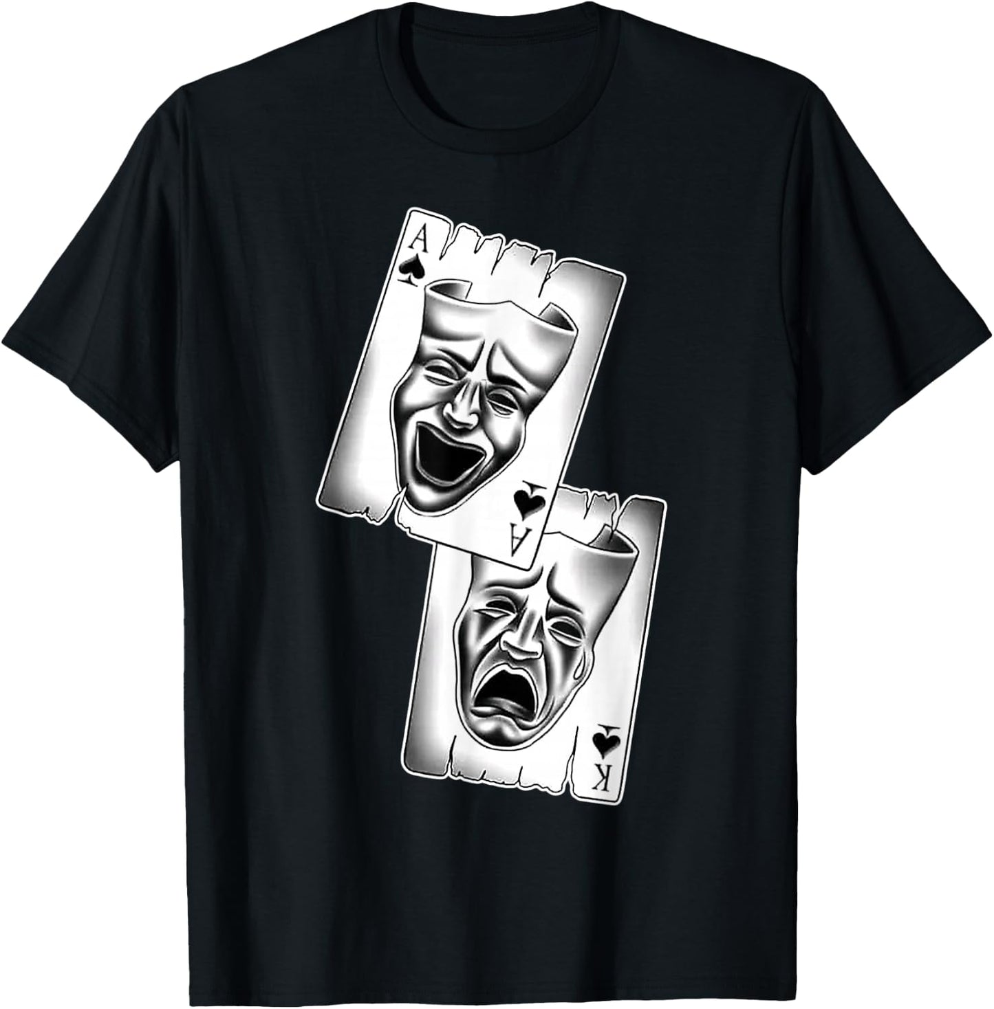 Smile Now Cry Later x Laugh Now Cry Later Blackjack T-Shirt - T-Shirt | Black