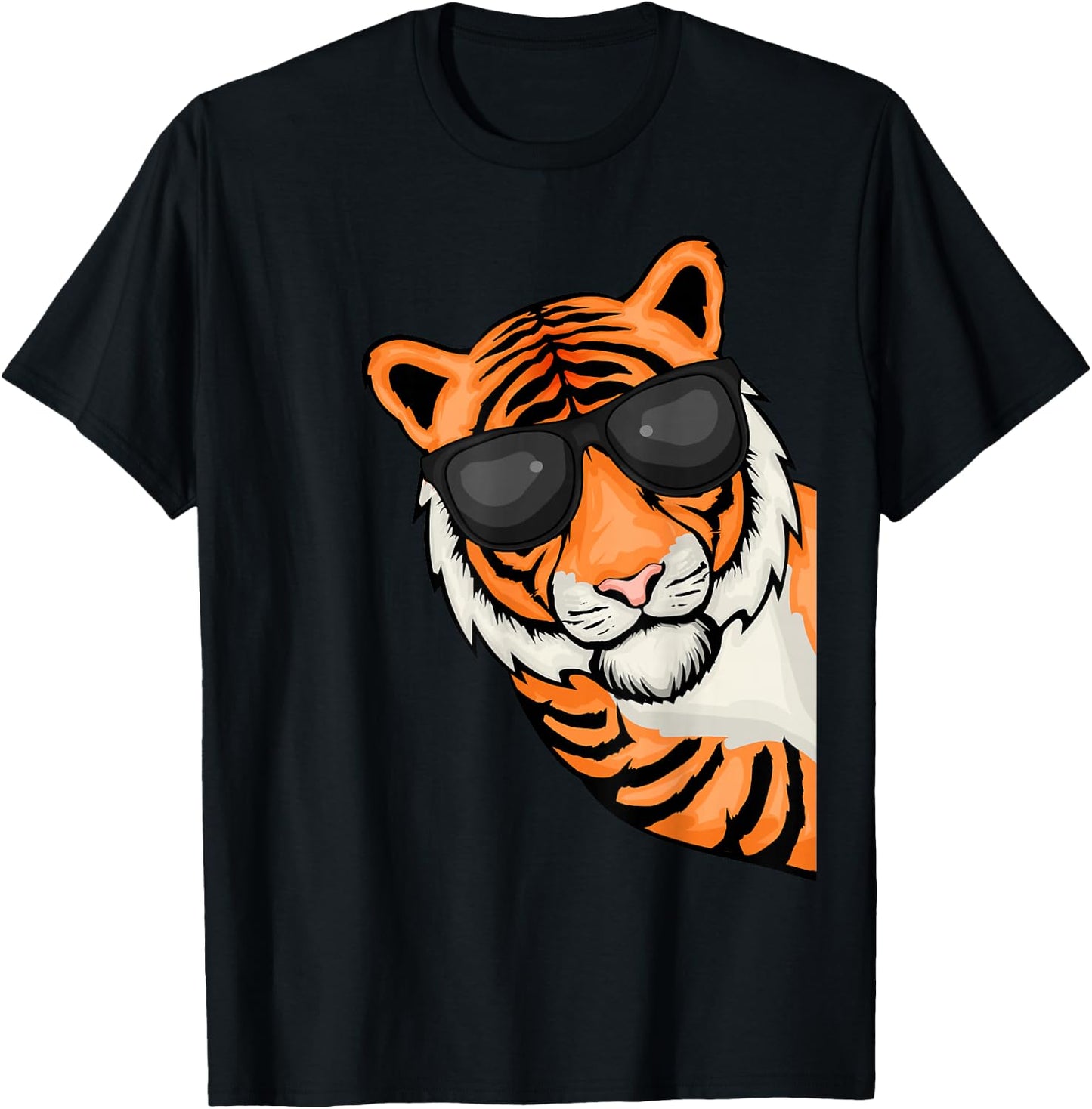 Tiger Lover Tiger Men's Wildcat Tiger for Children T-Shirt - T-Shirt | Black