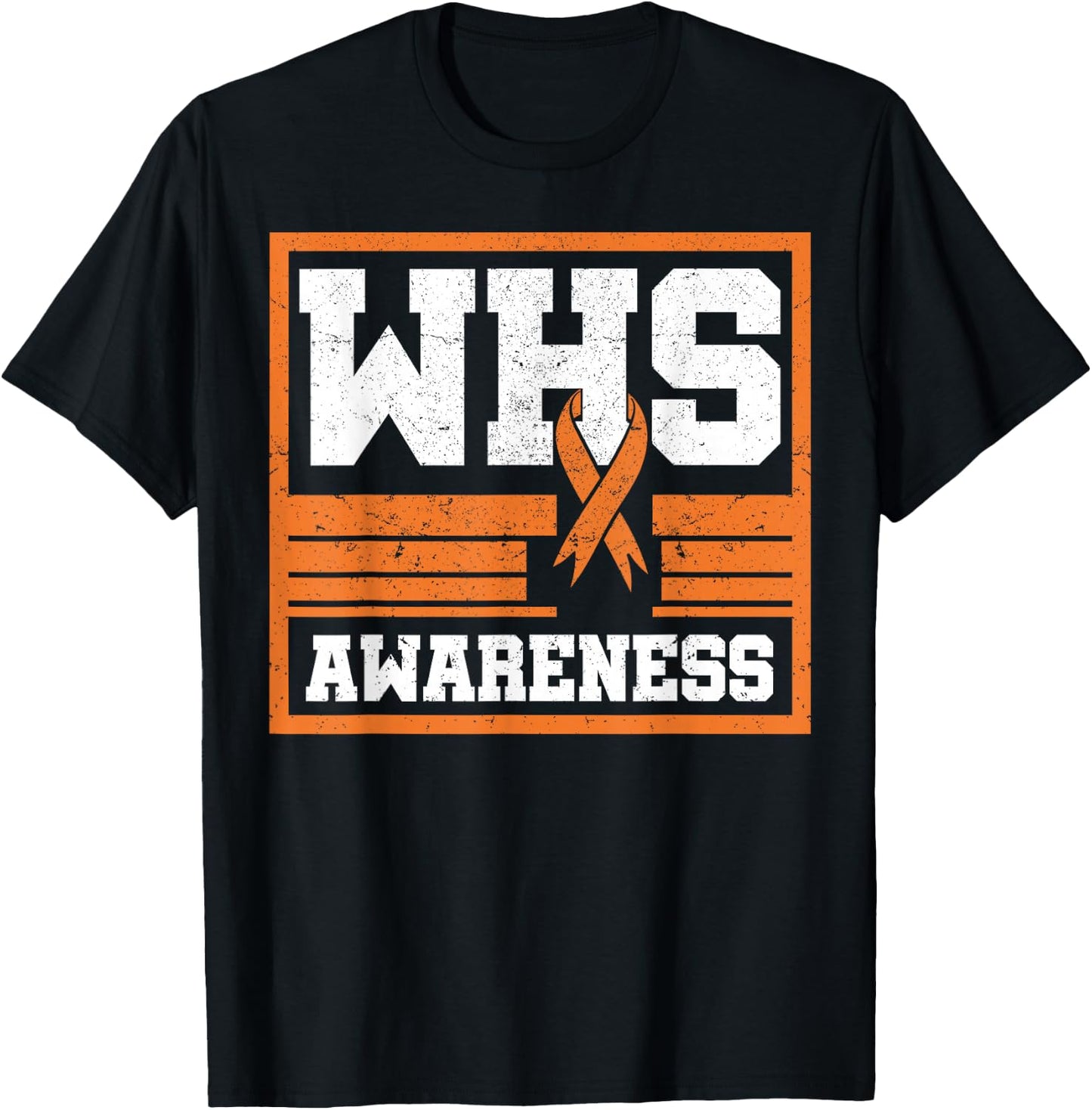 Wolf–Hirschhorn Syndrome Awareness Ribbon WHS Advoccate T-Shirt - T-Shirt | Black