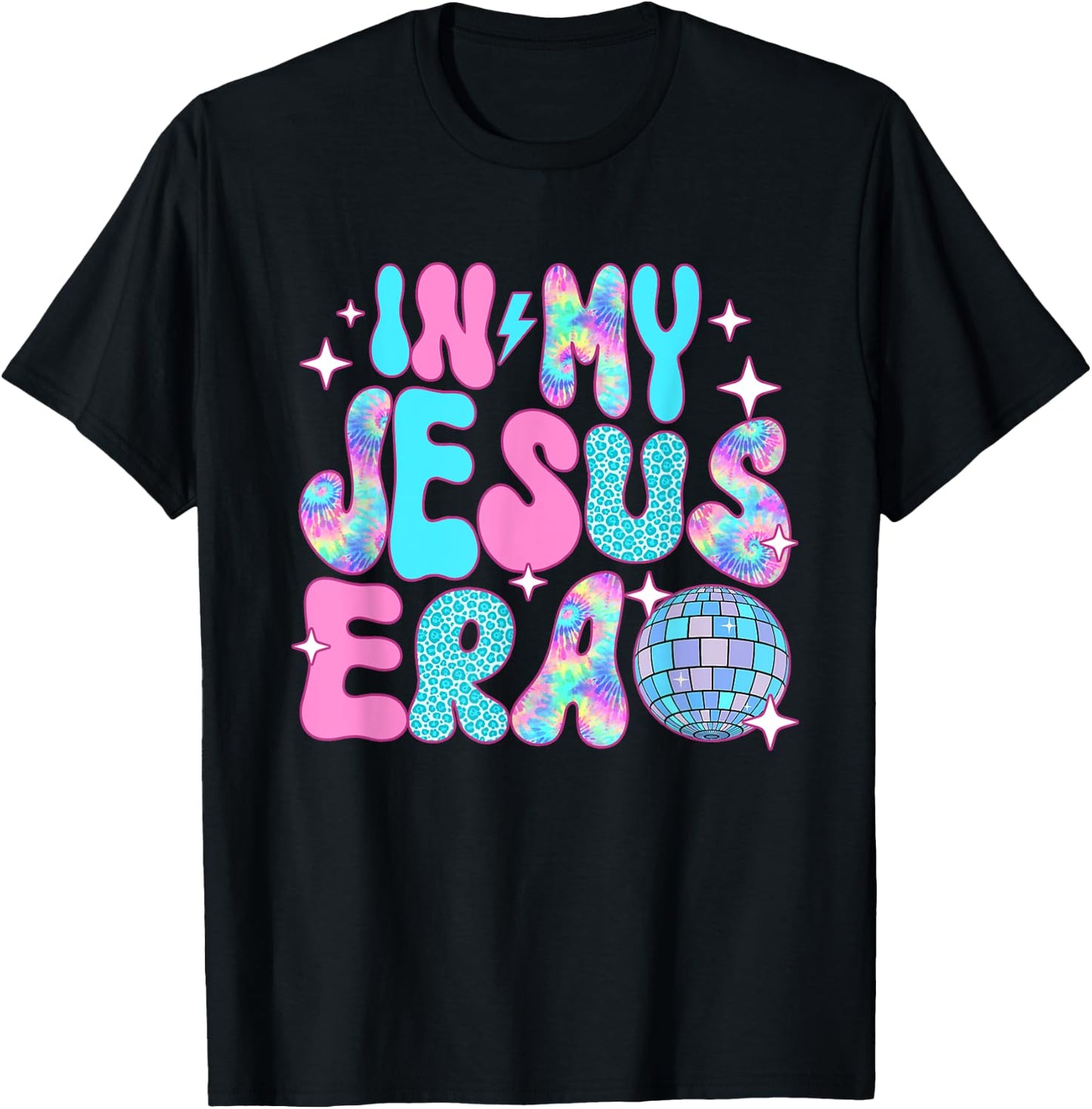 Disco In My Jesus Era T-Shirt - T-Shirt | Black