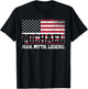 Michael - The Man Myth Legend Father's Day 4th of July T-Shirt - T-Shirt | Black