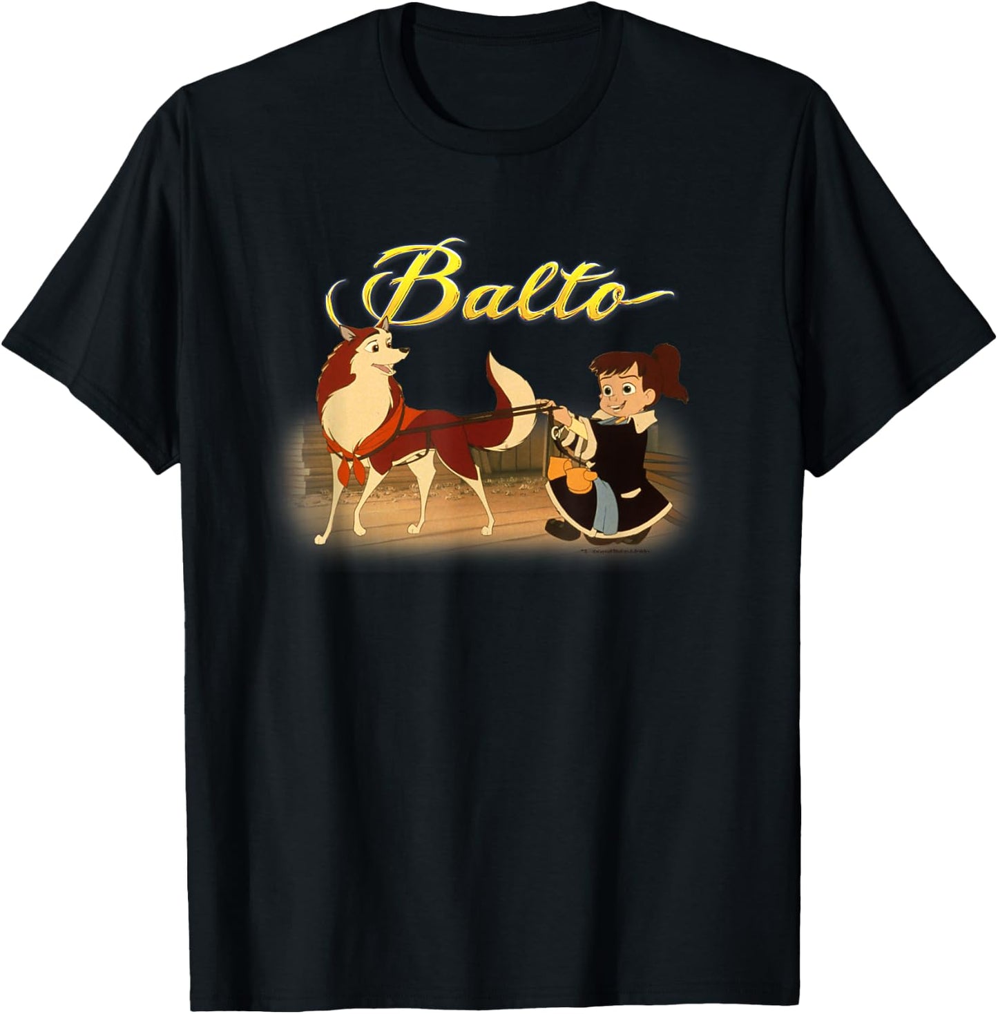 Balto Jenna and Rosy Heartwarming Moment T-Shirt - T-Shirt | Black