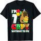 7 Years Old Capy Birthday to me 7th Birthday Capybara T-Shirt - T-Shirt | Black