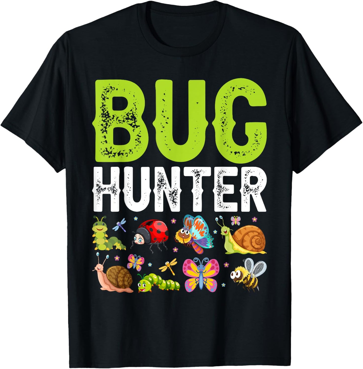 Bug Lover Insects Entomologist Boys Girls Biologist T-Shirt - T-Shirt | Black