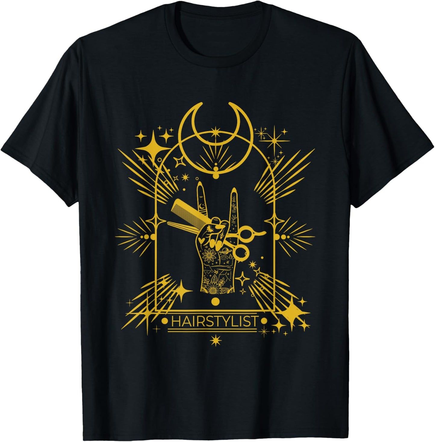 Hairstylist Tarot Hair Stylist T-Shirt - T-Shirt | Black