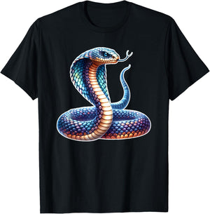 Cobra Snake Serpent x King Cobra T-Shirt - T-Shirt | Black