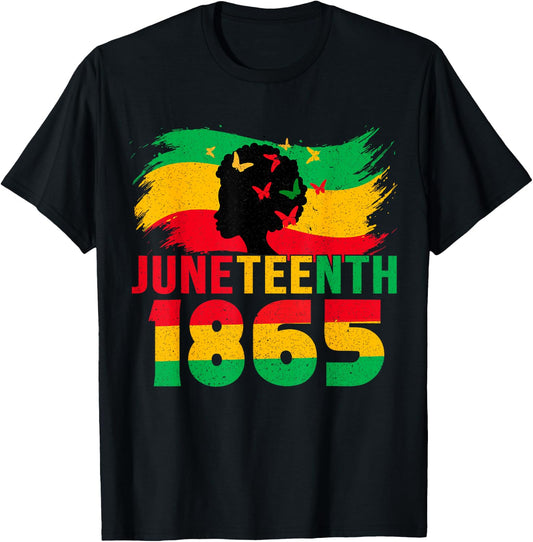 Juneteenth 1865 Celebrate Freedom Juneteenth Black Women T-Shirt - T-Shirt | Black