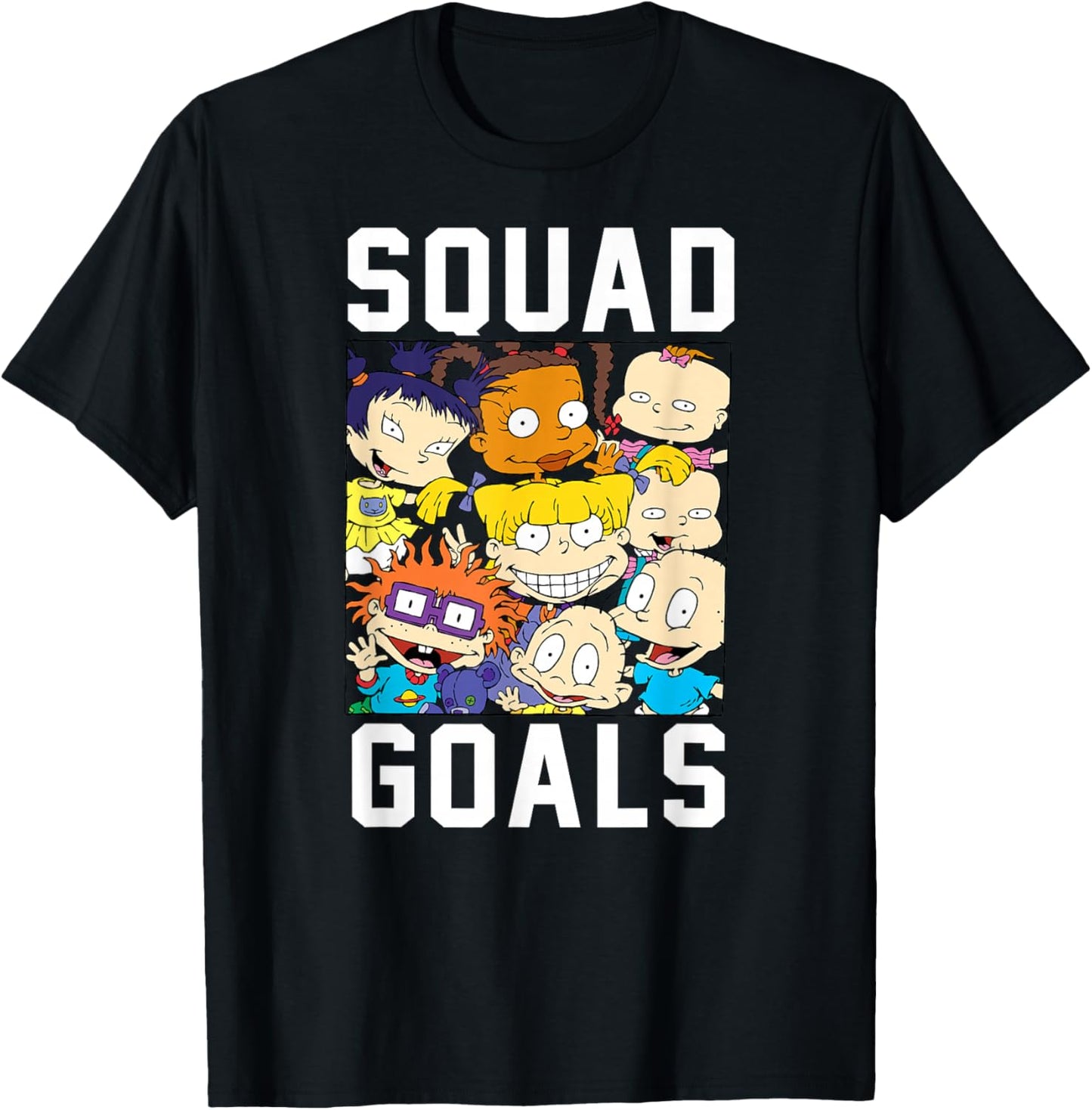 Rugrats - Squad Goals T-Shirt - T-Shirt | Black