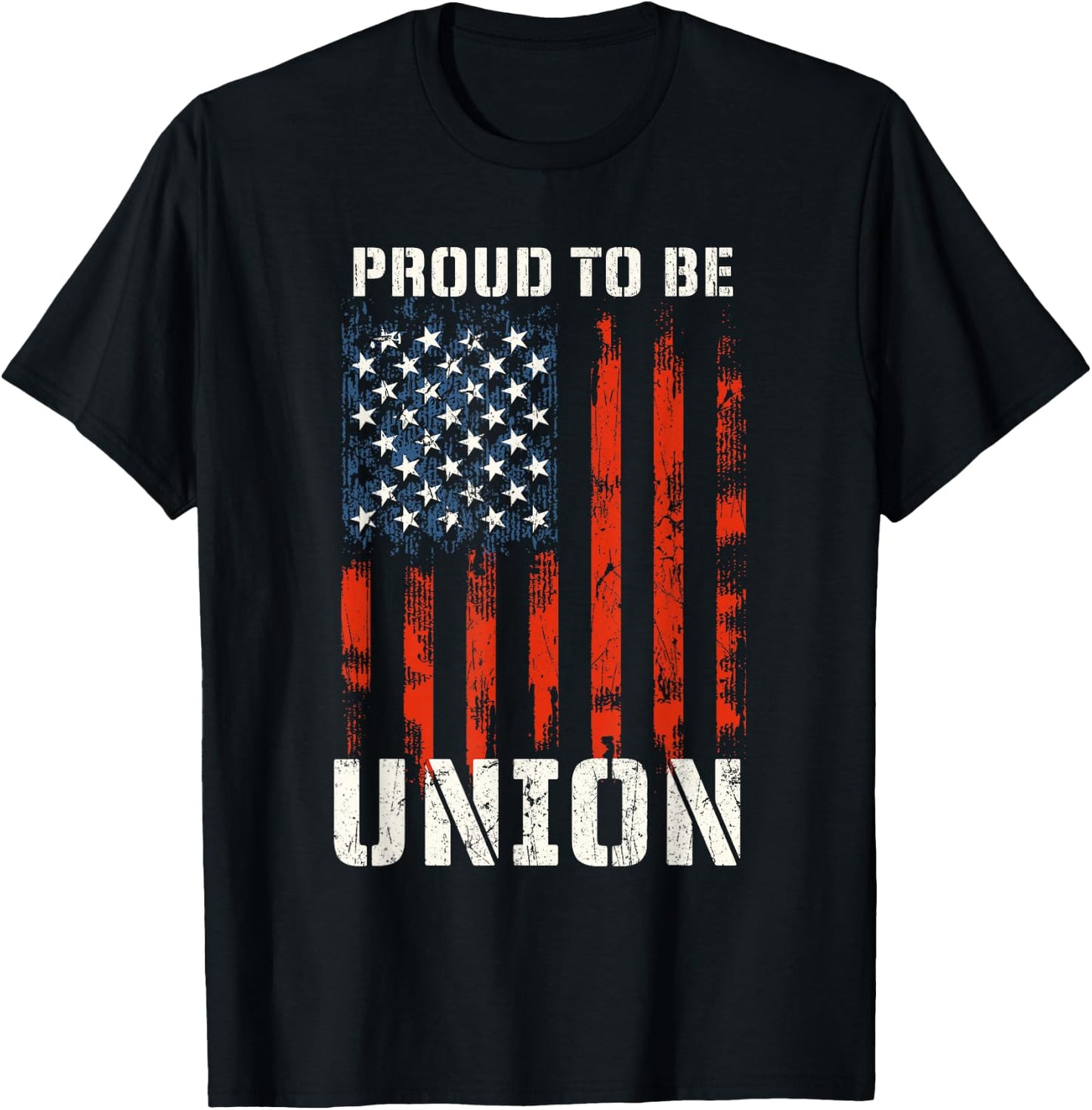 Proud to Be Union - Labor Day Skilled Union Worker T-Shirt - T-Shirt | Black
