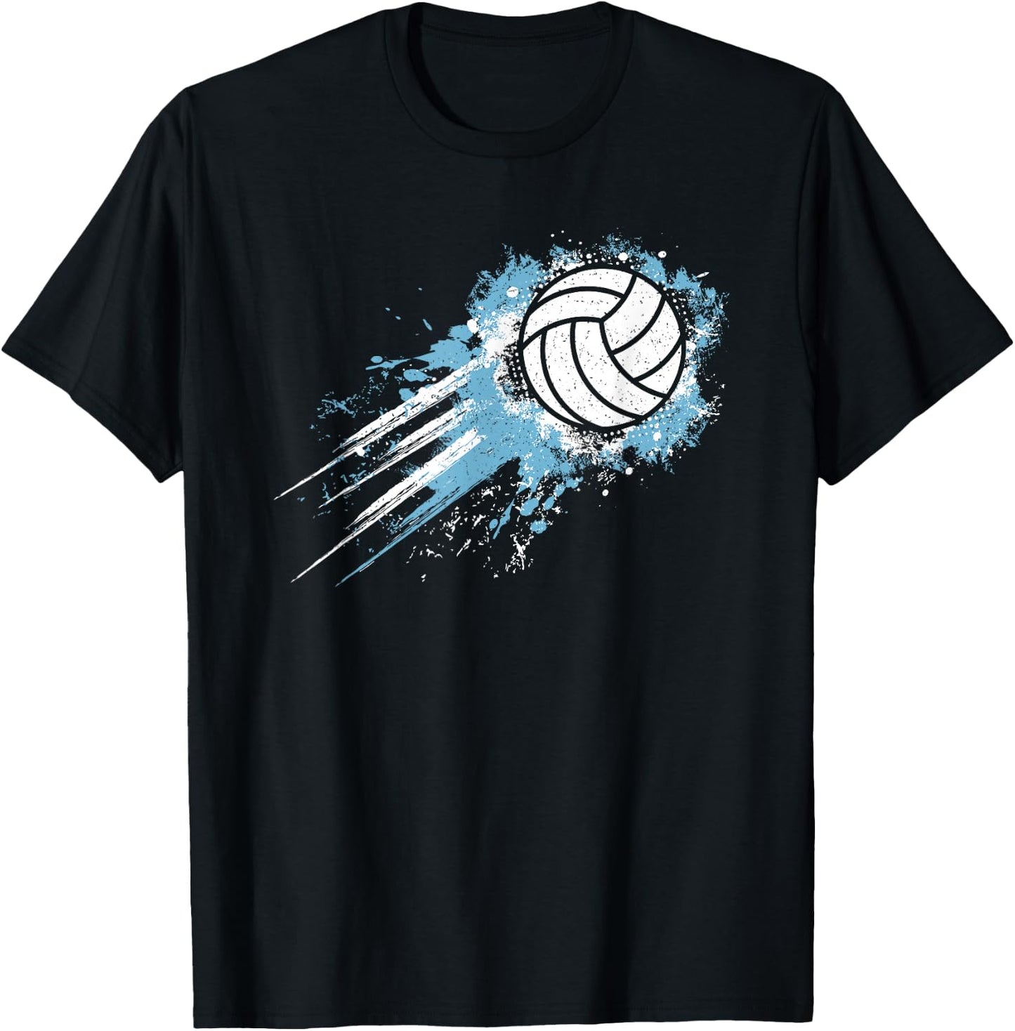 Volleyball Player Vintage Volleyball Lover Men Boys Kids T-Shirt - T-Shirt | Black