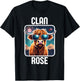Rose Clan 4th July Scottish Family Name USA Party T-Shirt - T-Shirt | Black
