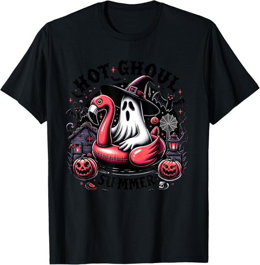 Halloween Summer Celebrate Summerween Ghost Spooky Creepy Women Kids T-Shirt - T-Shirt | Black