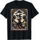 Witch Workout Fitness Deadlifting Hexes Flexes Tarot Card T-Shirt - T-Shirt | Black
