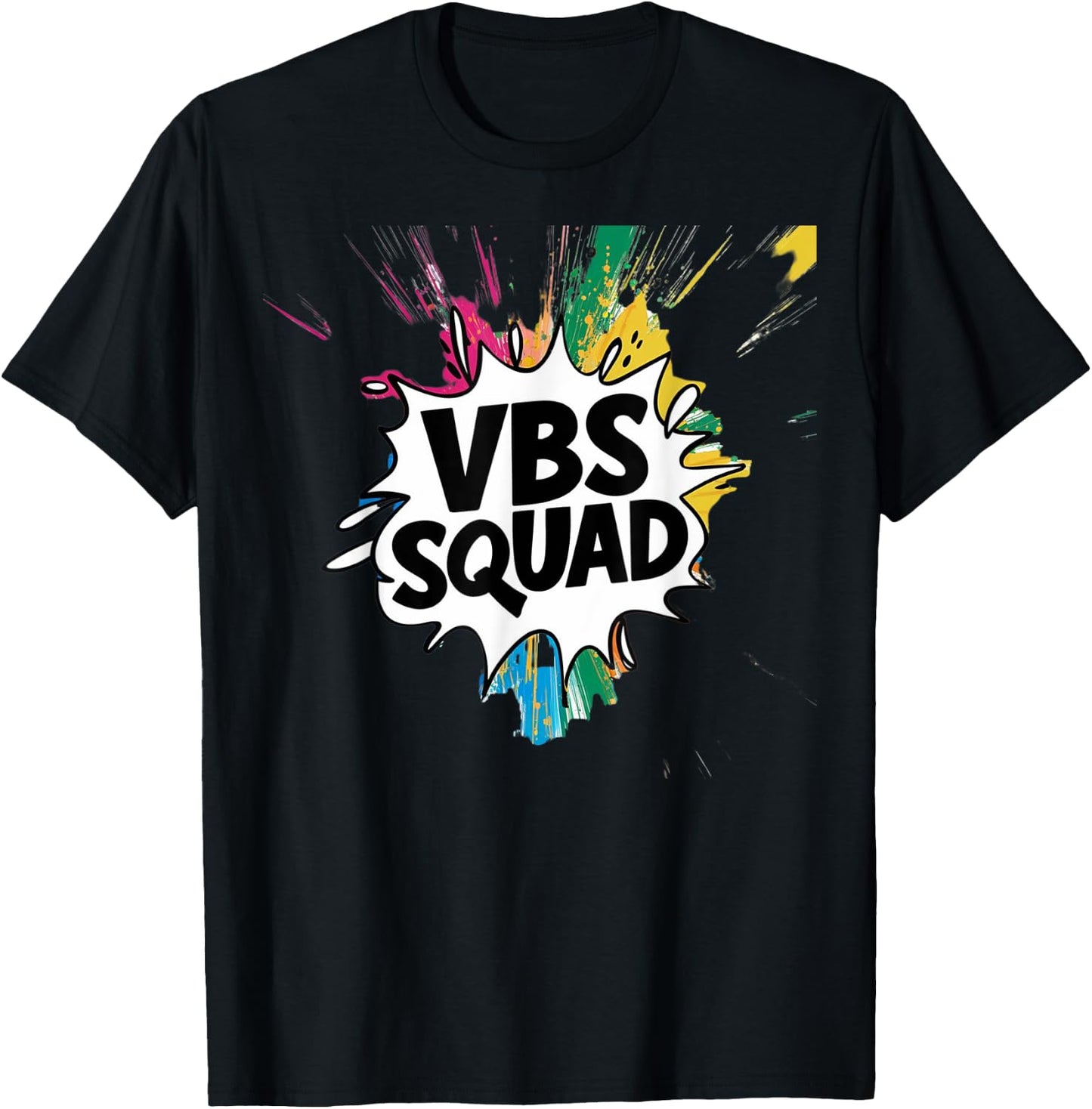 allcolorVBS Squad Vacation Bible School Summer Camp For Kids T-Shirt - T-Shirt | Black