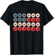 Patriotic Donuts American Flag USA 4th Of July Doughnuts day T-Shirt - T-Shirt | Black