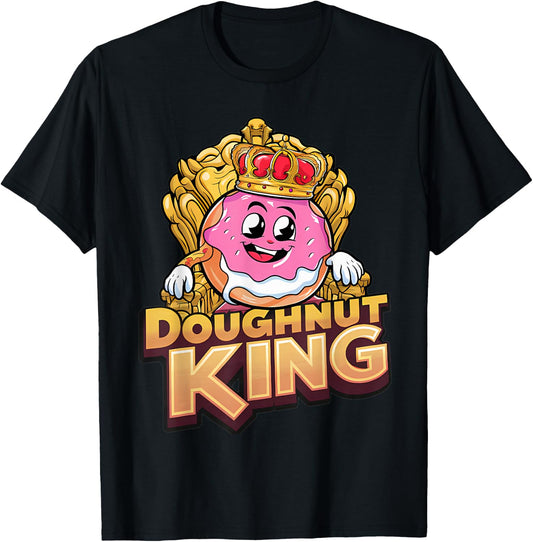 Doughnut King T-Shirt - T-Shirt | Black