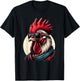 Rooster Wearing Sunglasses Retro chicken kids T-Shirt - T-Shirt | Black