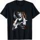Abraham Lincoln Abe Lincoln Playing Guitar Retro Vintage T-Shirt - T-Shirt | Black
