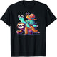Sloth Turtle Snail Piggyback Animal Running Wild T-Shirt - T-Shirt | Black