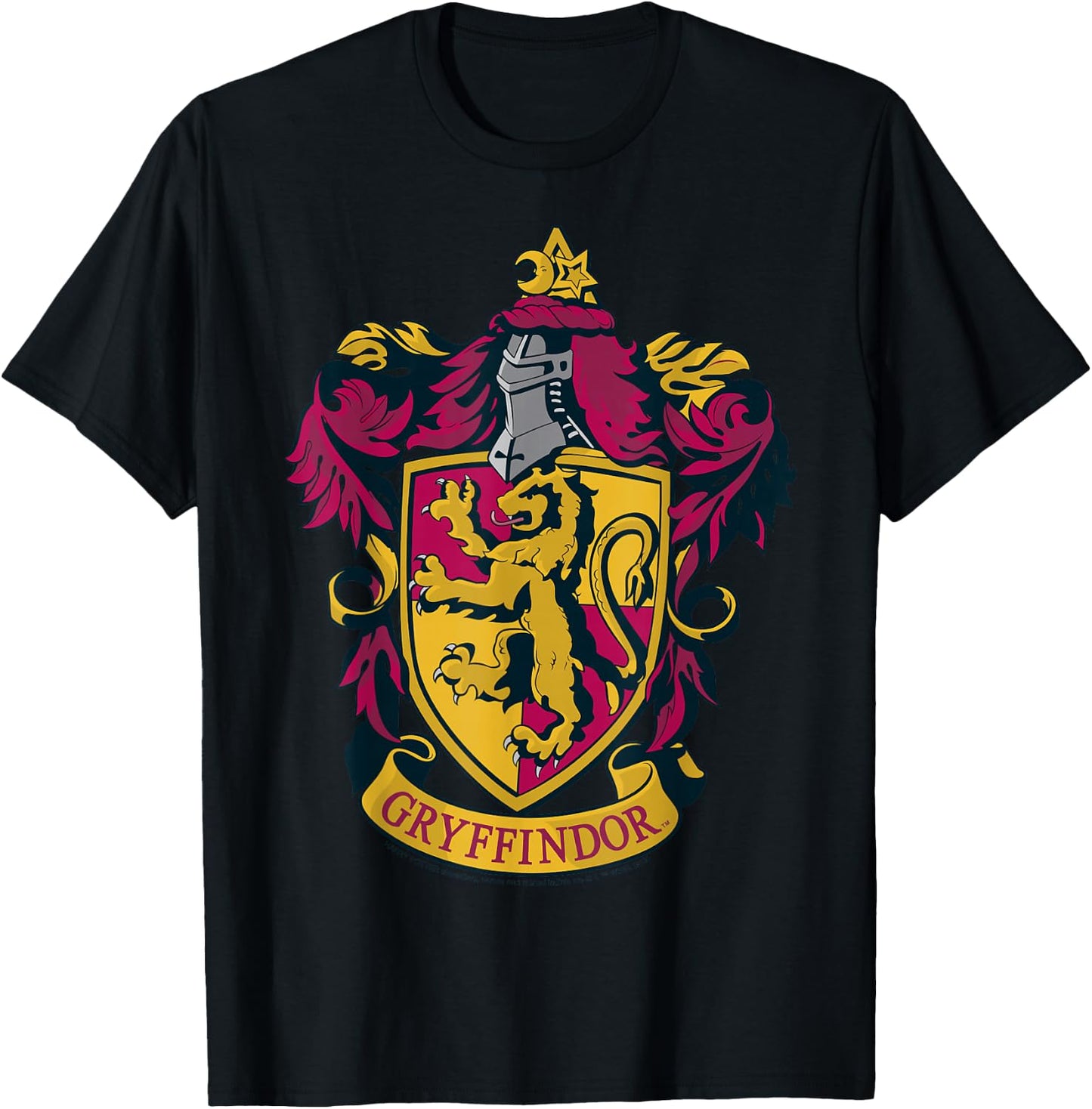 Harry Potter Gryffindor House Crest Small T-Shirt - T-Shirt | Black