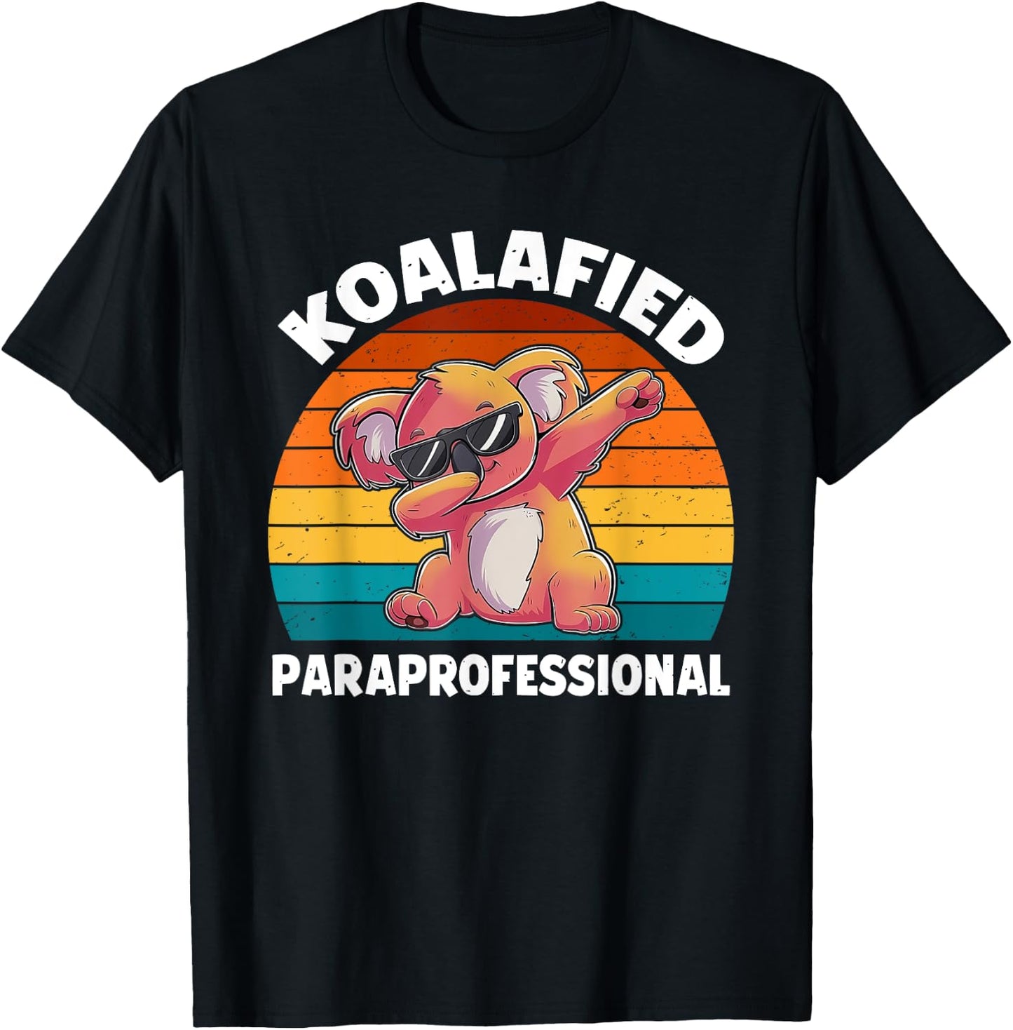 Koalafied Paraprofessional Funny Koala Lover T-Shirt - T-Shirt | Black