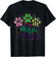 Leopard Print And Buffalo Plaid Dog Paw Mardi Gras Beads Men Women T-Shirt - T-Shirt | Black