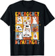 Emergency Department Halloween Cute Pumpkin Ghost ER Nurse T-Shirt - T-Shirt | Black