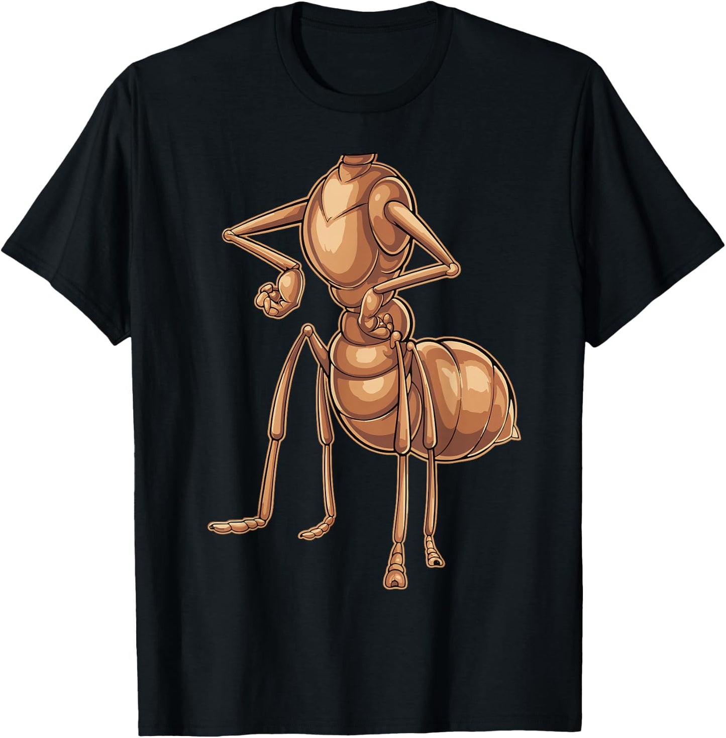 Ant Shirt Adult Kids Men Women Ant Costume T-Shirt - T-Shirt | Black