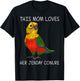 Cute Jenday Conure Design For Mom Women Jenday Conure Lovers T-Shirt - T-Shirt | Black