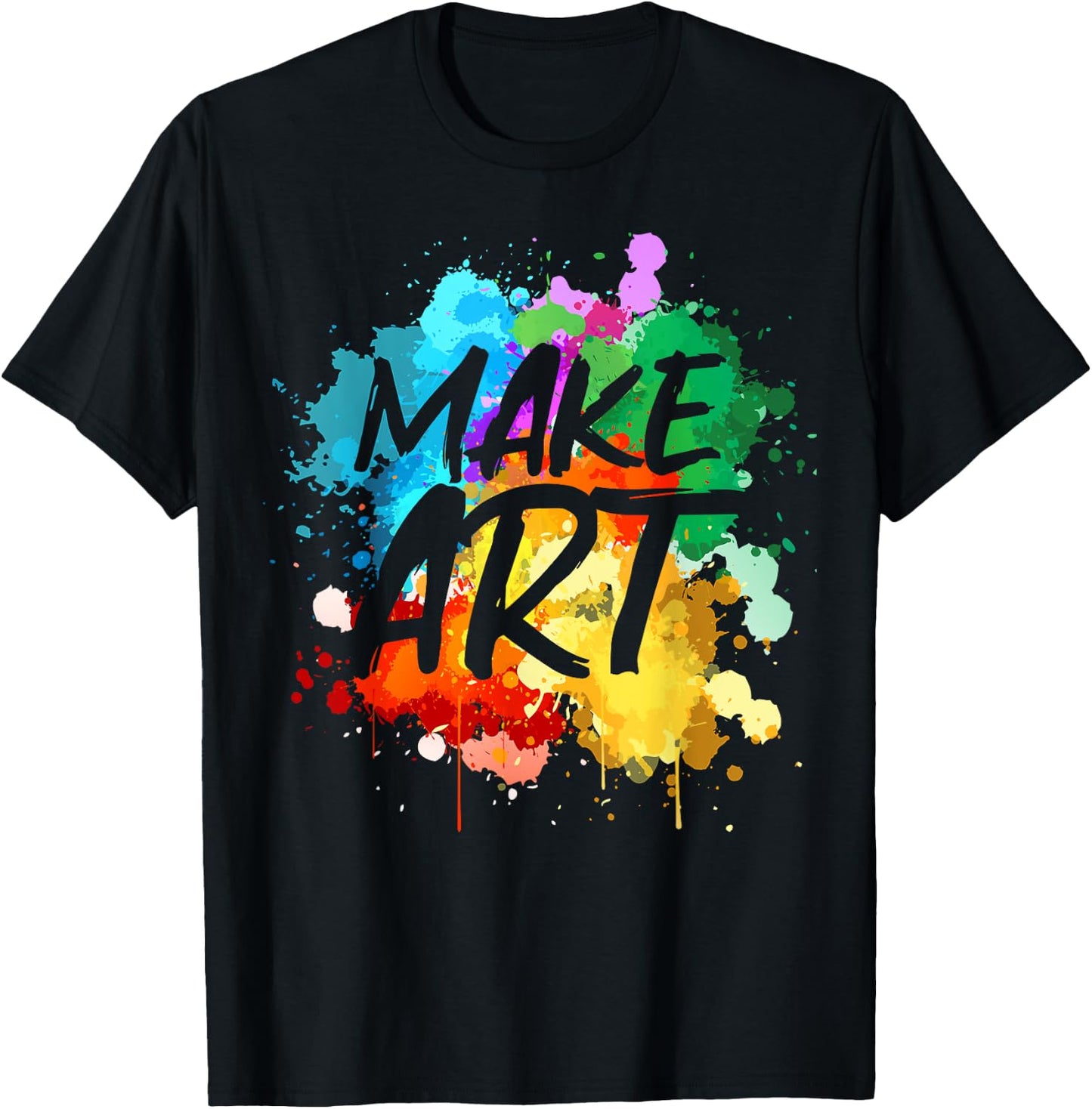 Cool Art Women Artist Teacher Painter Artists Paint T-Shirt - T-Shirt | Black